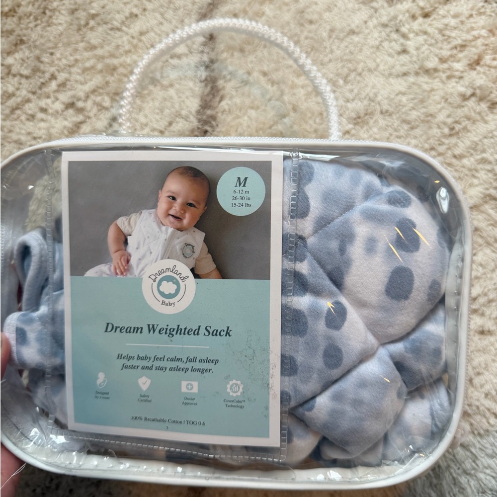 Dream Weighted Sack Baby Sleep Sack - Blue